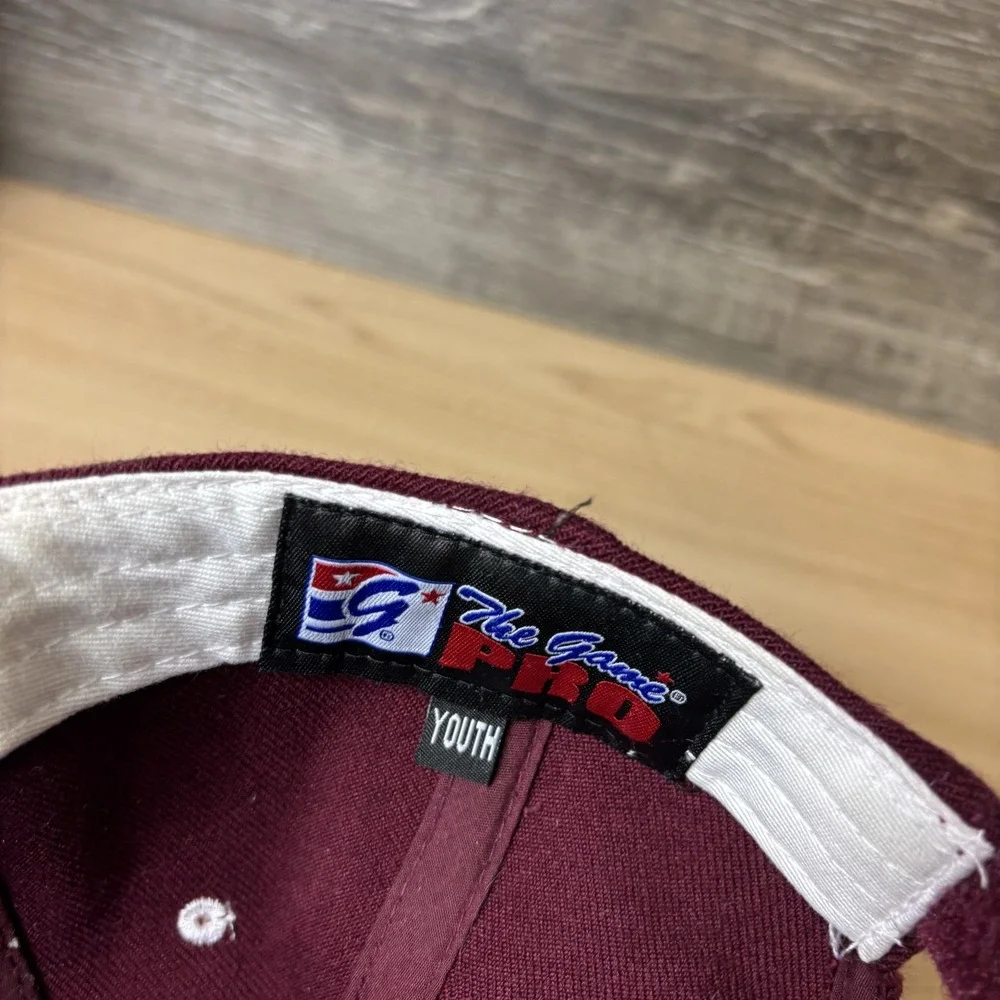 The Game Missouri State Bears Hat Cap Strap Back Youth Maroon White NCAA Cap